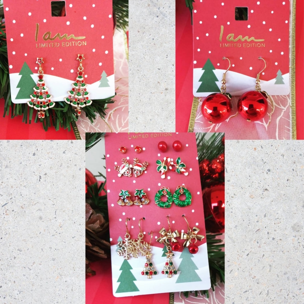 Christmas earrings 🎄